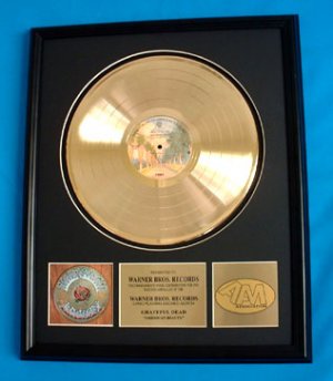 GRATEFUL DEAD GOLD RECORD AWARD "AMERICAN BEAUTY"