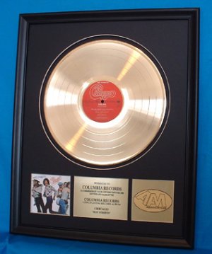 CHICAGO GOLD RECORD AWARD "HOT STREETS"
