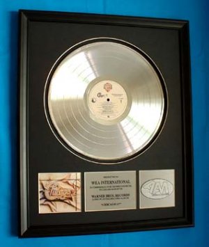 CHICAGO 17 PLATINUM RECORD AWARD