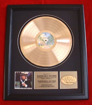 ROD STEWART GOLD RECORD AWARD "NIGHT ON THE TOWN"