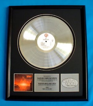 DIO PLATINUM RECORD AWARD - RONNIE JAMES DIO