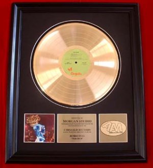JETHRO TULL GOLD RECORD AWARD "WAR CHILD"