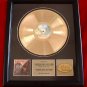 BLACK SABBATH GOLD RECORD AWARD