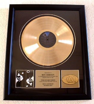 ROY ORBISON GOLD RECORD AWARD "MYSTERY GIRL"