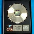 THE BEATLES PLATINUM RECORD AWARD "ABBEY ROAD"