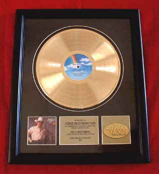 GEORGE STRAIT GOLD RECORD AWARD ALBUM #7