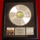 THE EARLY BEATLES PLATINUM RECORD AWARD
