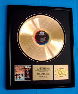 THE BEATLES GOLD RECORD AWARD