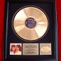 NAOMI JUDD (THE JUDDS) GOLD RECORD AWARD