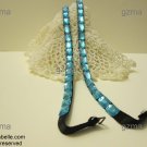 Rhinestone Bra Strap (Teal) (EM-3007)