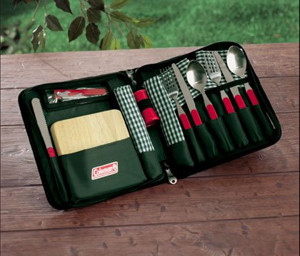 coleman 16 piece picnic tote