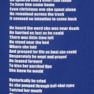 2XL Blue "Mother's Goodbye" by Hermand Bennette, Jr. Tee
