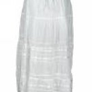 FULL LENGTH SUMMER SKIRT WHITE - FREE SIZE