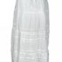 FULL LENGTH SUMMER SKIRT WHITE - FREE SIZE