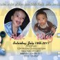 Mickey Mouse Twins First Birthday Invitaions. 4 x 6 you print High Res digital file