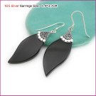 Silver (925 Sterling) Agate Earring
