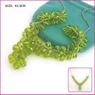 Silver (925 Sterling) Green Garnet Pendants, Necklaces, Sterling Silver