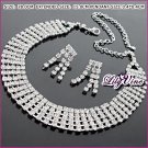 Simple Design Crystal Jewelry Set, Sets