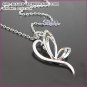 Colorful Butterfly Crystal Necklace, Necklaces