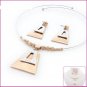 Golden Pyramid Jewelry Set, Sets