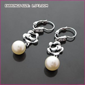 Shinning Crystal Pierced Earrings, Pierced earrings, Earrings