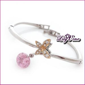 Golden Plated Butterfly Bangle, Bangles