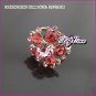 Ruby Flower Ruby Ring, Rings