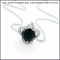 Black Crystal Crown Necklace, Necklaces