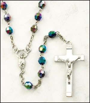 Miraculous Black Rosary