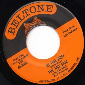 JIVE FIVE When I Was Single/My True Story 45 Beltone