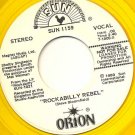 ORION Rockabilly Rebel YELLOW VINYL Promo 45 Sun