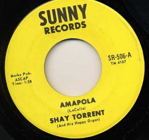 SHAY TORRENT Ramona / Amapola SUNNY Records 45