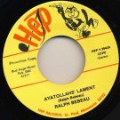 RALPH BEBEAU  Ayatollah's Lament / The Road Of Love HEP Records 45