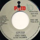 VINCE VANCE & THE VALIANTS Bomb Iran 45 PAID Records