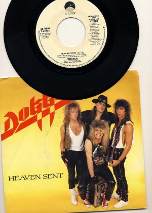 DOKKEN Heaven Sent Promo 45 with PS
