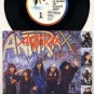 ANTHRAX I'm the Man / Caught in a Mosh 7" 45 with PS