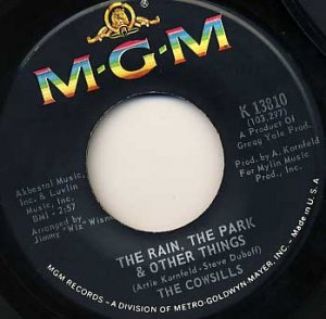 COWSILLS The Rain, The Park & Other Things / River Blue MGM 45