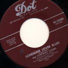 FONTAINE SISTERS Lonesome Lover Blues / Voices 45 DOT Records