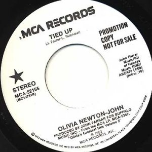 OLIVIA NEWTON-JOHN Tied Up 45 double sided promo 45 MCA