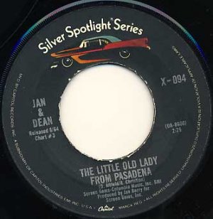 JAN & DEAN Little Old Lady From Pasadena / Popsicle 45 Reissue