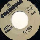 MARTY ROBBINS El Paso/ A White Sport Coat