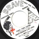 MARVIN RAINWATER & BILL GUESS Part Time Lover / That Aching Heart 45 BRAVE promo!