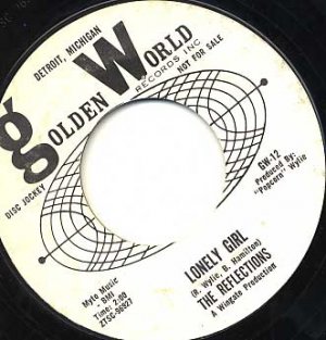 THE REFLECTIONS Like Columbus Did / Lonely Girl 45 Golden World Promo