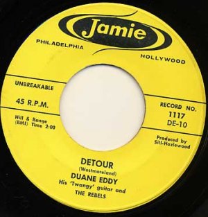 DUANE EDDY Detour / The Lonely One 45 JAMIE