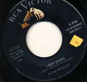 ELVIS PRESLEY I Got Stung / One Night 45 RCA