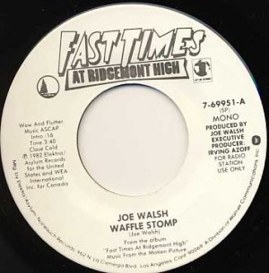 JOE WALSH Waffle Stomp mono/stereo Promo 45 Asylum