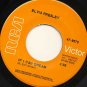 ELVIS PRESLEY If I Can Dream / Edge of Reality 45 RCA