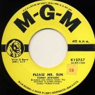 TOMMY EDWARDS Please Mr. Sun /The Morning Side Of The Mountain 45 MGM