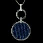 Denim Design Silver CZ Pendant