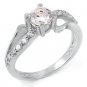 Sterling Silver Cubic Zirconia Promise Ring 7
